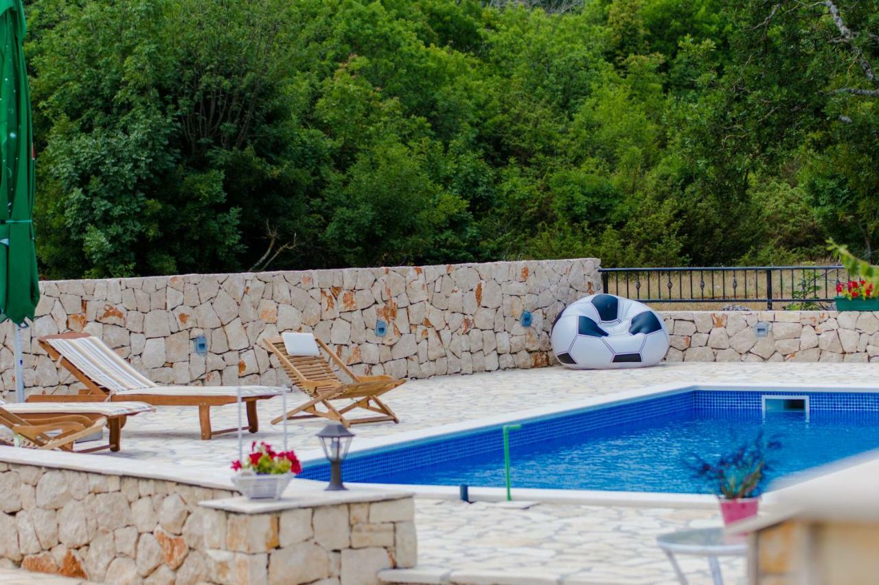 Relaxing Dalmatian House In Village Ljubitovica Exteriér fotografie